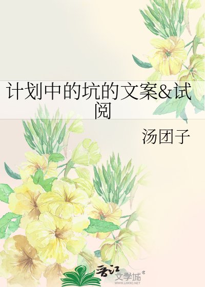 计划中的坑的文案&试阅